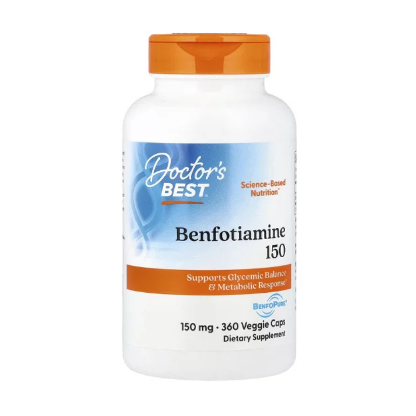 Doctor's Best, Benfotiamine with BenfoPure®, 150 mg, 360 Caps in Pakistan