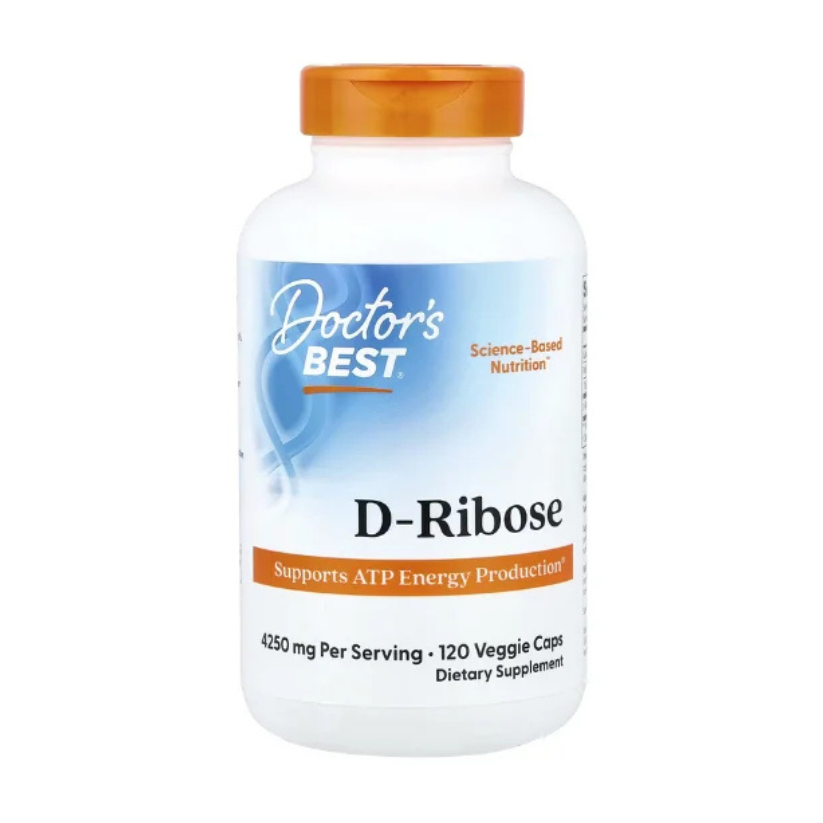 Doctor's Best, D-Ribose, 120 Veggie Caps in Pakistan