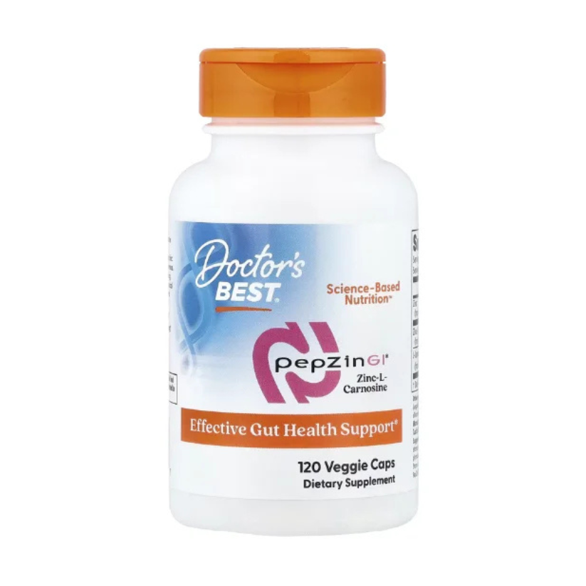 Doctor's Best, PepZin GI®, Zinc-L-Carnosine, 120 Veggie Caps in Pakistan