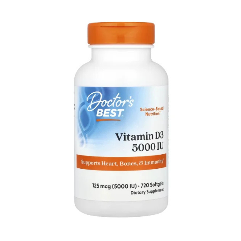 Doctor's Best, Vitamin D3, 125 mcg (5,000 IU), 720 Softgels in Pakistan