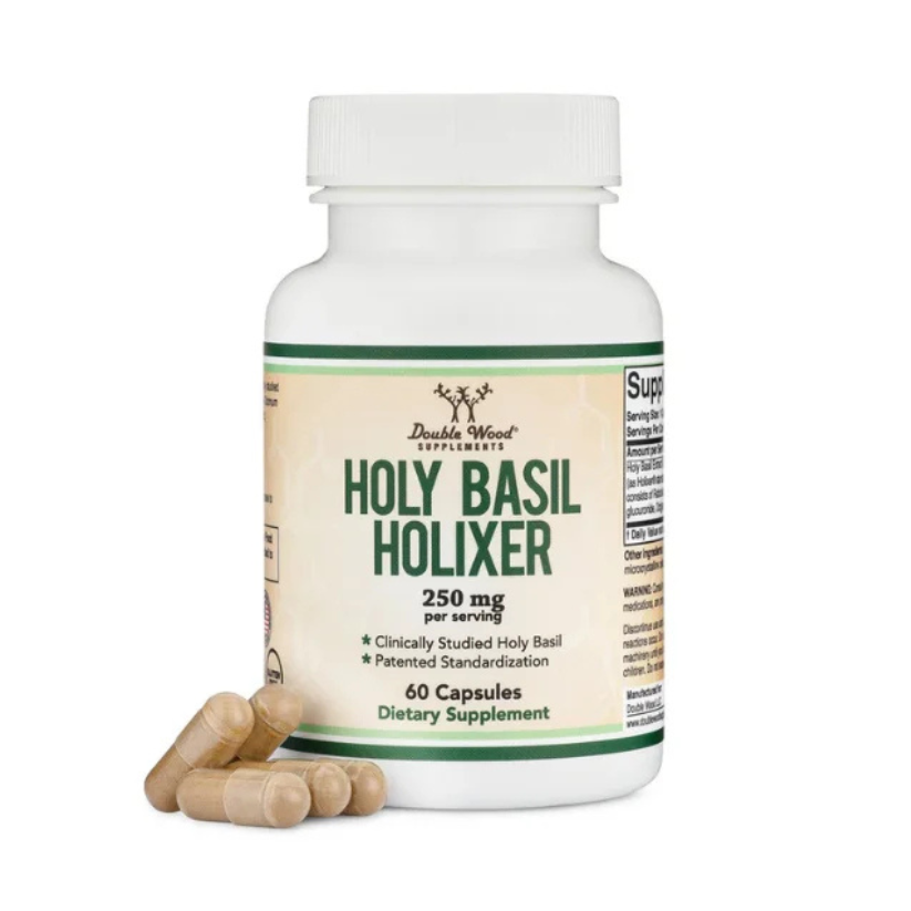 Double Wood Supplements, Holixer Holy Basil Extract, 250 mg, 60 Capsules in Pakistan