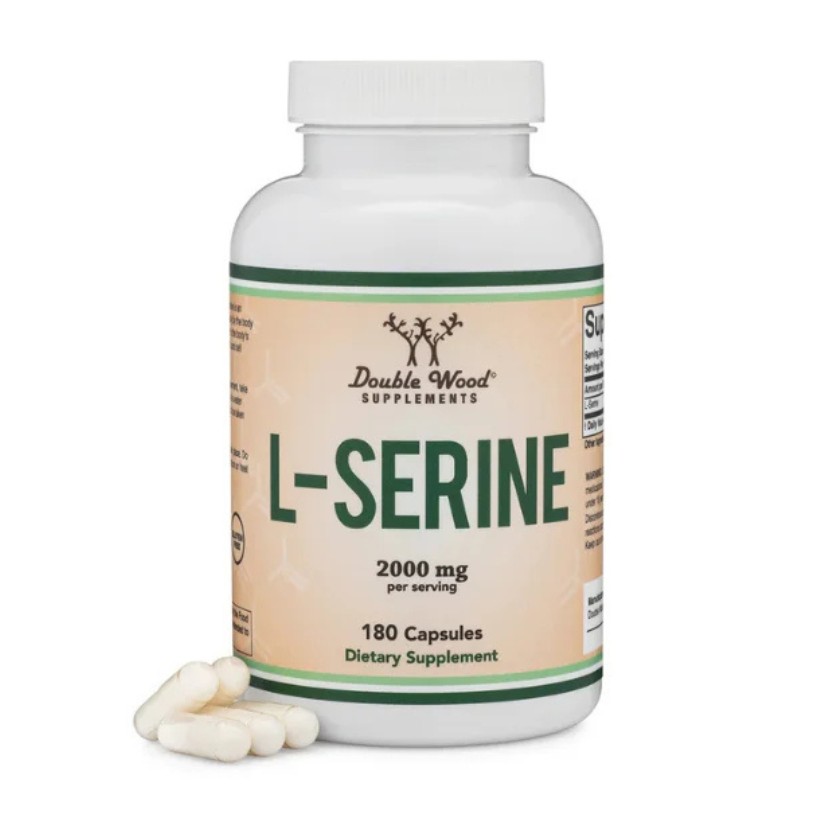 Double Wood Supplements, L-Serine, 2000 mg, 180 Capsules in Pakistan
