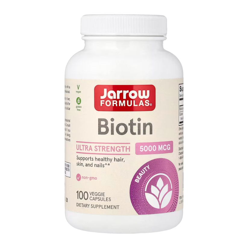 Jarrow Formulas, Biotin, 5000 mcg, 100 Veggie Capsules in Pakistan