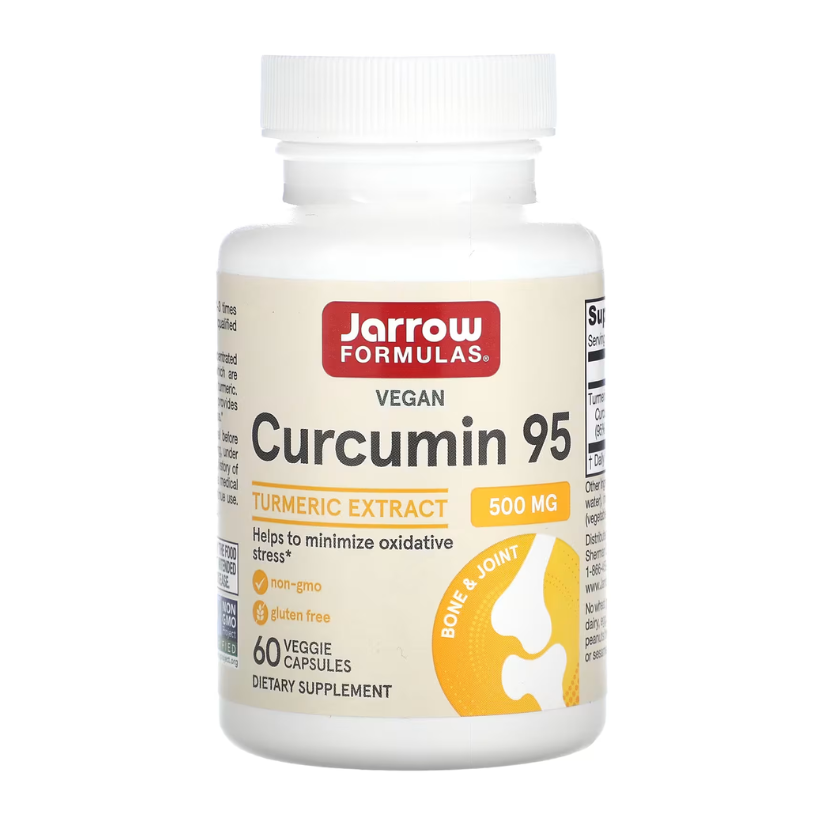 Jarrow Formulas, Curcumin 95, Turmeric Extract, 500 mg, 60 Veggie Capsules in Pakistan