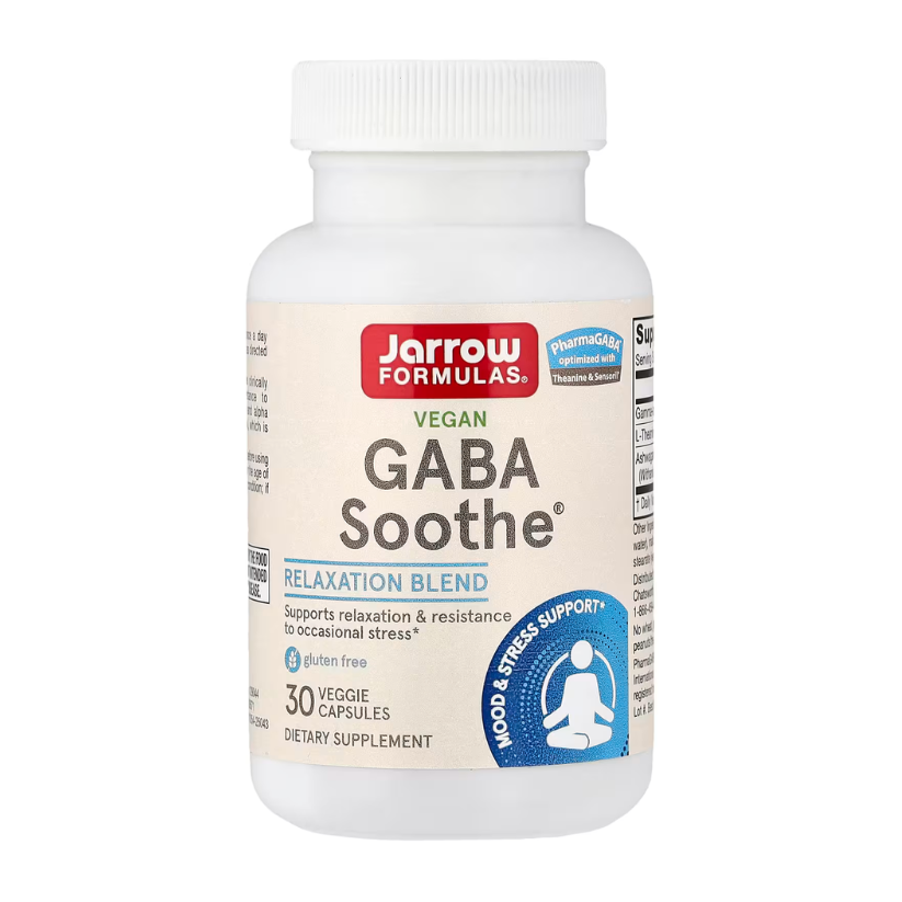 Jarrow Formulas, Vegan GABA Soothe®, 30 Veggie Capsules in Pakistan