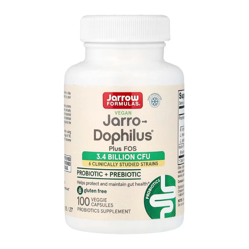 Jarrow Formulas, Vegan Jarro-Dophilus® Plus FOS, 100 Veggie Capsules in Pakistan