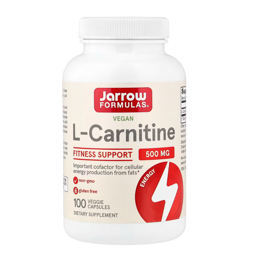 Jarrow Formulas, Vegan L-Carnitine, 500 mg, 100 Veggie Capsules in Pakistan