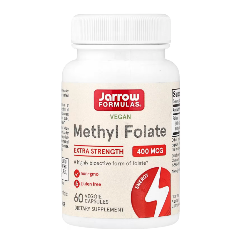 Jarrow Formulas, Vegan Methyl Folate, 400 mcg, 60 Veggie Capsules in Pakistan
