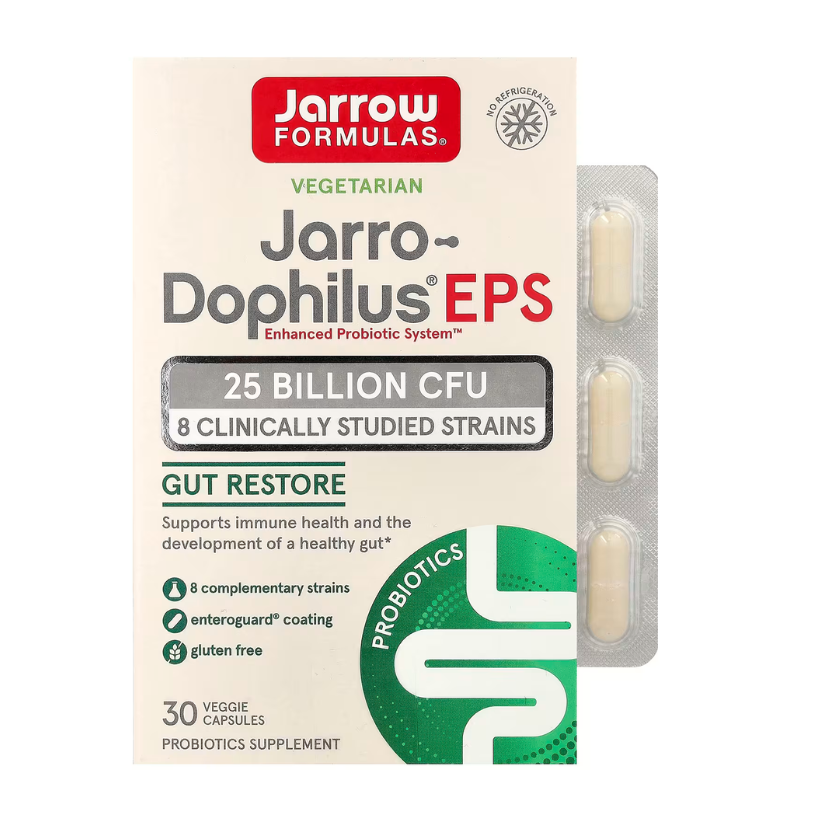Jarrow Formulas, Vegetarian Jarro-Dophilus® EPS, 30 Veggie Capsules in Pakistan