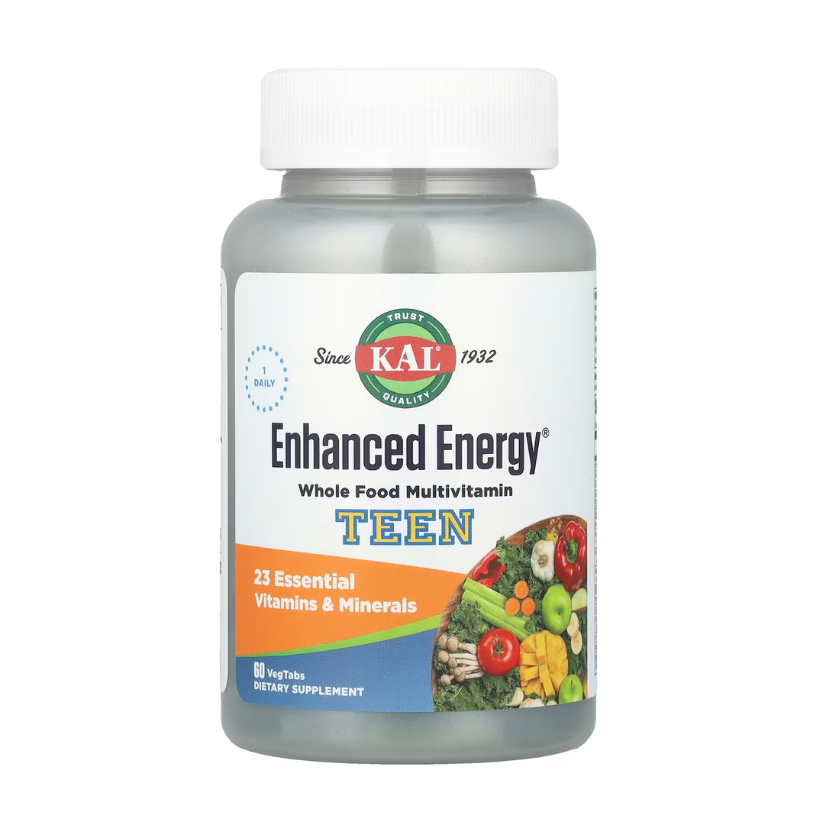 KAL, Enhanced Energy®, Teen, Multivitamin, 60 Veg Tabs in Pakistan
