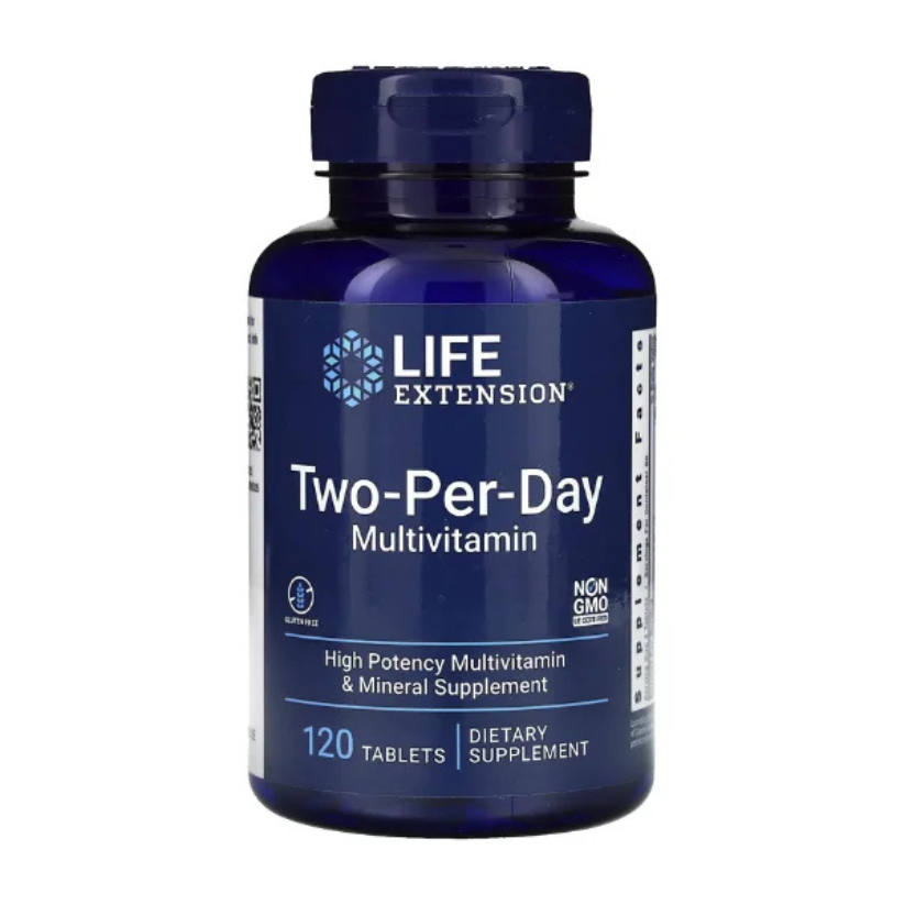 Life Extension, Two-Per-Day Multivitamin, 120 Tablets in Pakistan