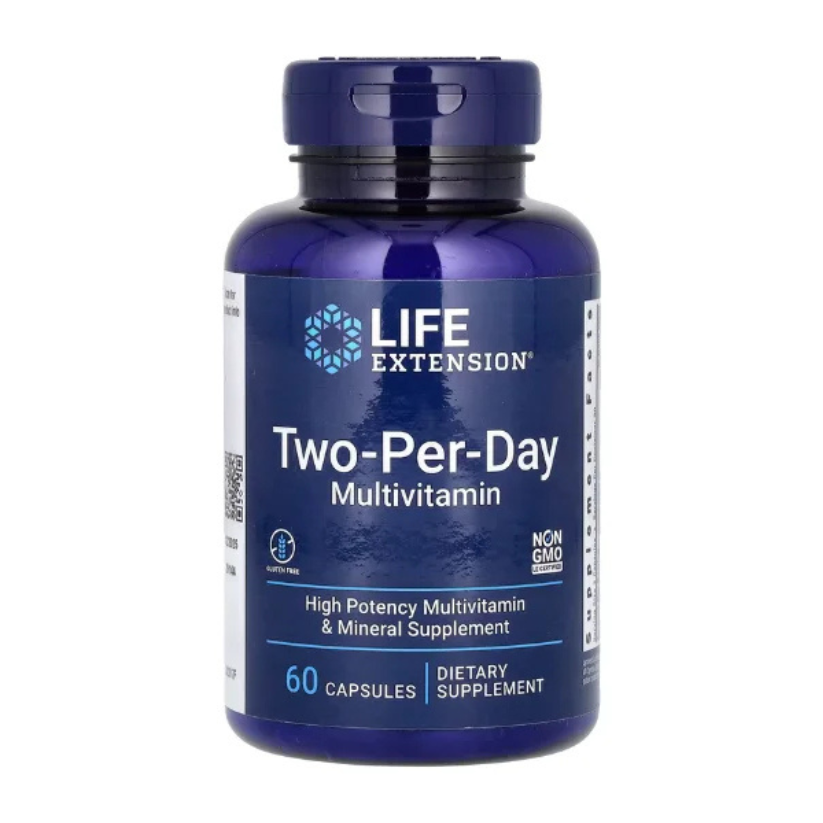 Life Extension, Two-Per-Day Multivitamin, 60 Capsules in Pakistan
