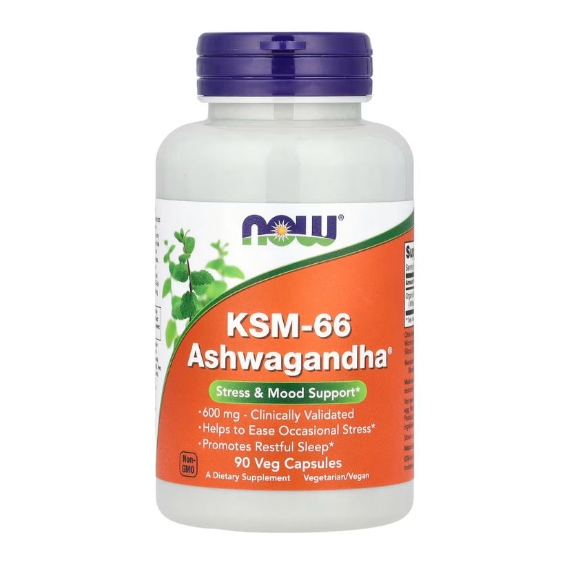 NOW Foods, KSM-66 Ashwagandha®, 600 mg, 90 Veg Capsules in Pakistan