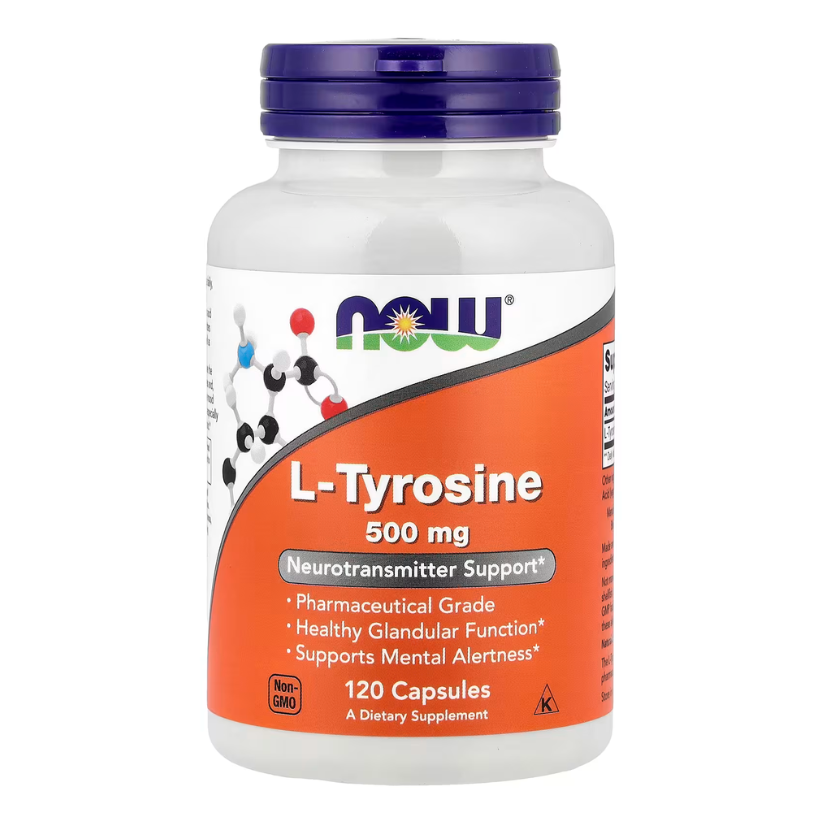 NOW Foods, L-Tyrosine, 500 mg, 120 Capsules in Pakistan