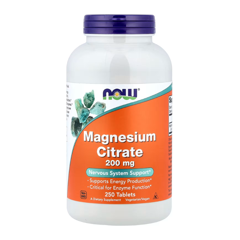 NOW Foods, Magnesium Citrate, 200 mg, 250 Tablets in Pakistan
