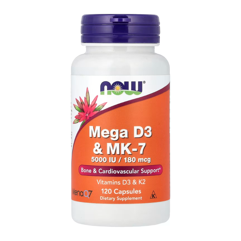 NOW Foods, Mega D3 & MK-7, 120 Capsules in Pakistan