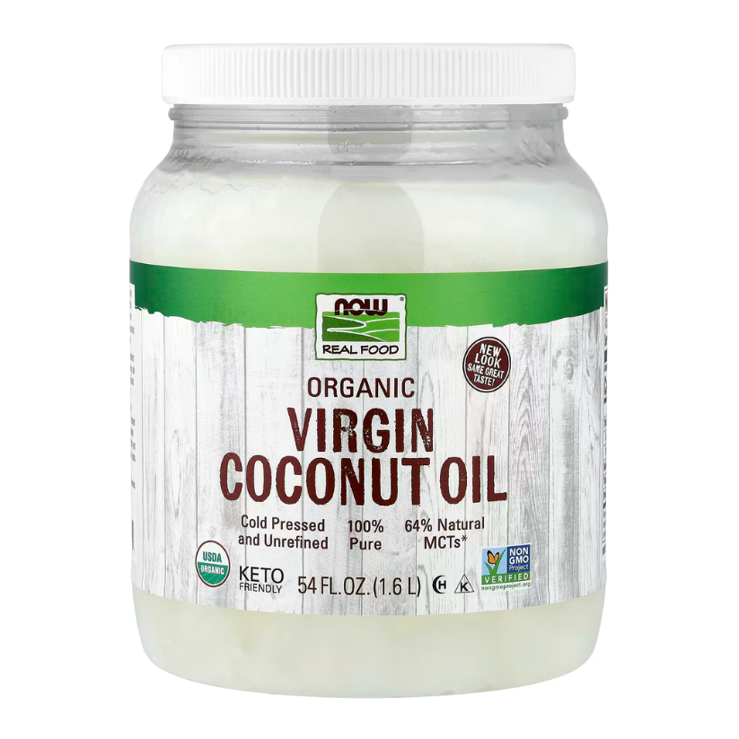 NOW Foods, Real Food, Organic Virgin Coconut Oil, 54 fl oz (1.6 L) in Pakistan