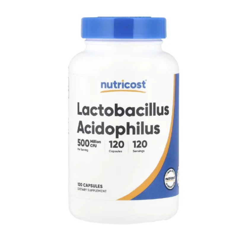Nutricost, Lactobacillus Acidophilus, 50 mg (500 Million CFU), 120 Capsules in Pakistan