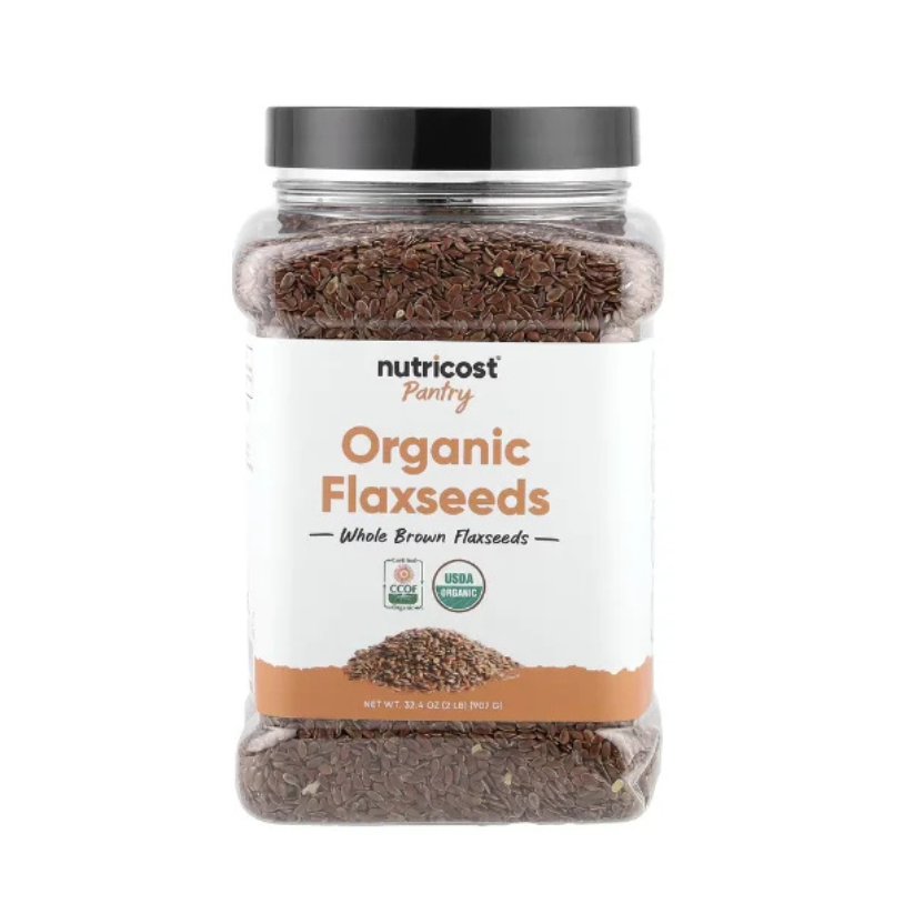 Nutricost, Pantry, Organic Flaxseeds, 32.4 oz (907 g) in Pakistan