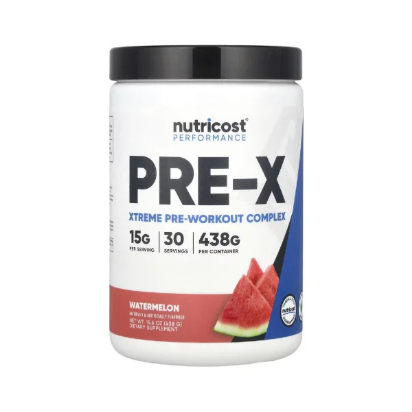 Nutricost, Performance, PRE-X, Xtreme Pre-Workout Complex, Watermelon, 15.6 oz (438 g) in Pakistan