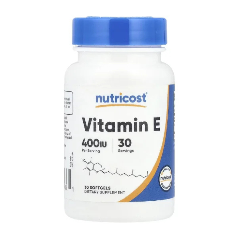 Nutricost, Vitamin E, 180 mg (400 IU), 30 Softgels in Pakistan