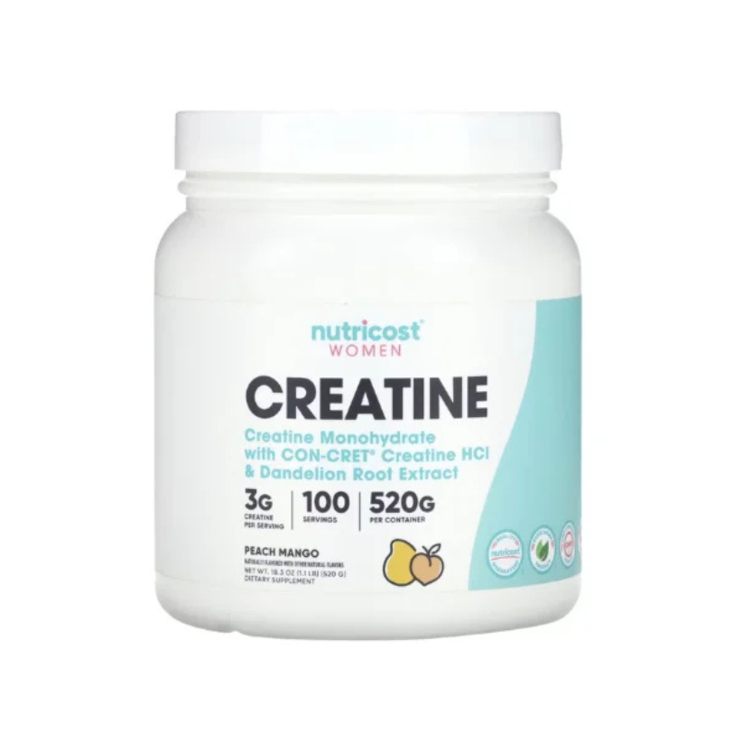 Nutricost, Women, Creatine, Peach Mango, 1.1 lb (520 g) in Pakistan