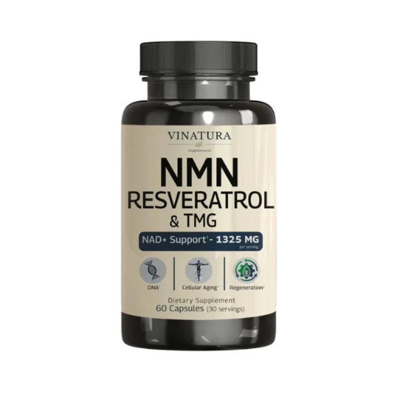 VINATURA NMN Resveratrol TMG 60 Capsules in Pakistan