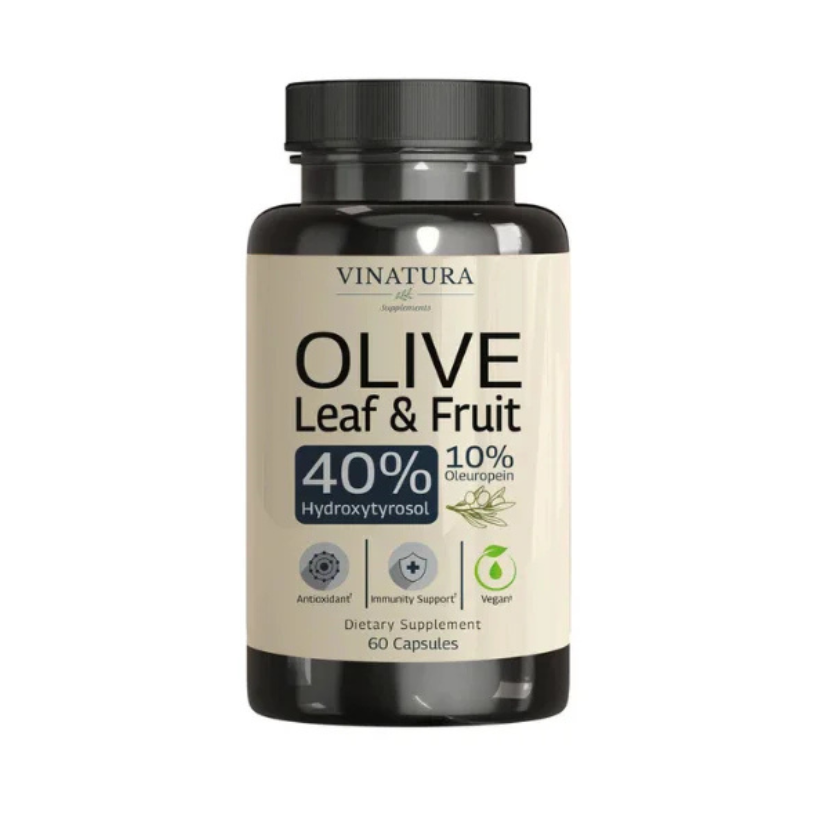 VINATURA Olive Leaf Extract & Fruit Hydroxytyrosol 60 Capsules in Pakistan