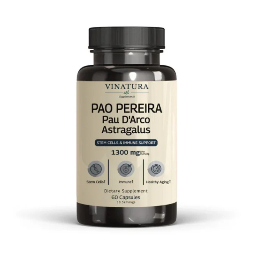 VINATURA Pao Pereira Pau D’Arco Astragalus 1300mg Capsules in Pakistan