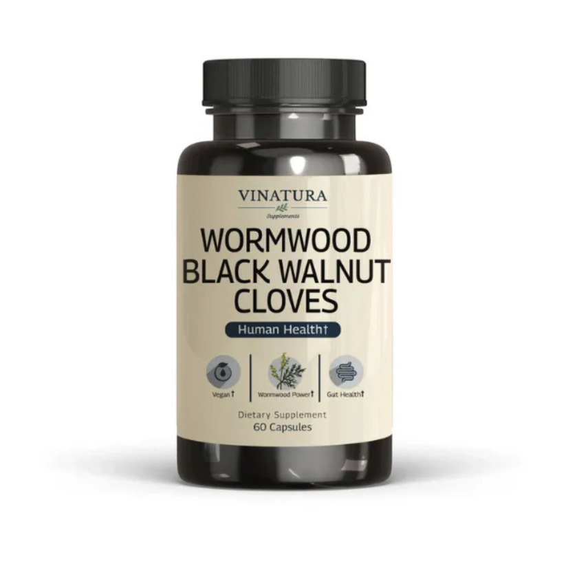 VINATURA Wormwood Black Walnut Cloves 60 Capsules in Pakistan