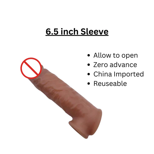 Buy 6.5 Inch Sleeve Condoms in Pakistan - Sex Toys