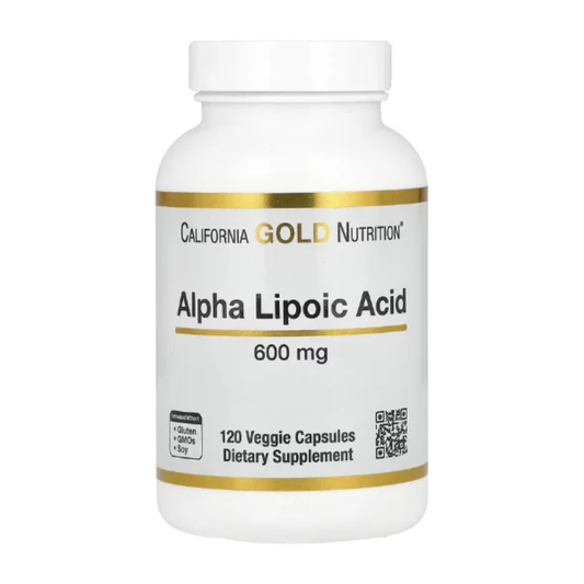 California Gold Nutrition, Alpha Lipoic Acid, 600 mg, 120 Veggie Capsules in Pakistan