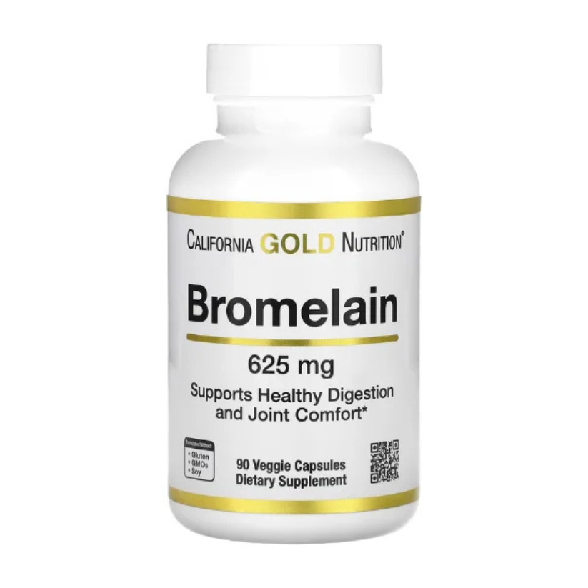 California Gold Nutrition, Bromelain, 625 mg, 90 Veggie Capsules in Pakistan