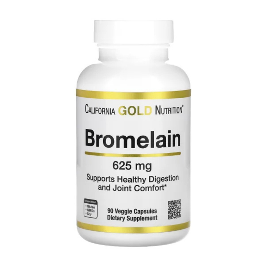 California Gold Nutrition, Bromelain, 625 mg, 90 Veggie Capsules in Pakistan