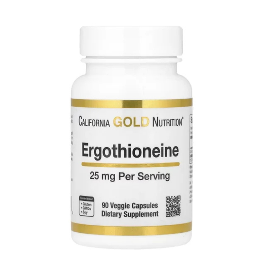 California Gold Nutrition, Ergothioneine, 25 mg, 90 Veggie Capsules in Pakistan