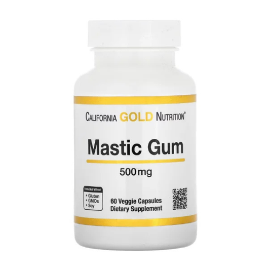 California Gold Nutrition, Mastic Gum, 500 mg, 60 Veggie Capsules in Pakistan