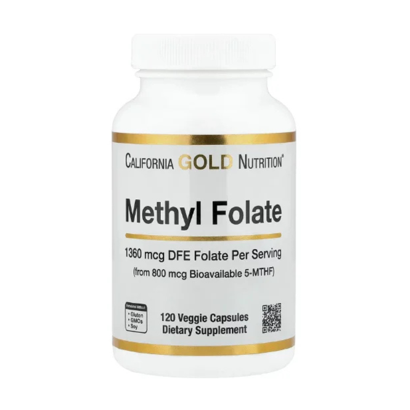 California Gold Nutrition, Methyl Folate and Vitamin C, 120 Veggie Capsules in Pakistan