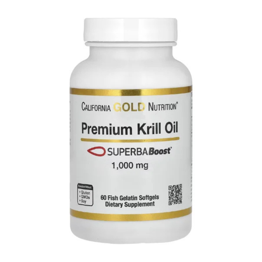 California Gold Nutrition, Premium Krill Oil with SUPERBABoost, 1,000 mg, 60 Fish Gelatin Softgels in Pakistan