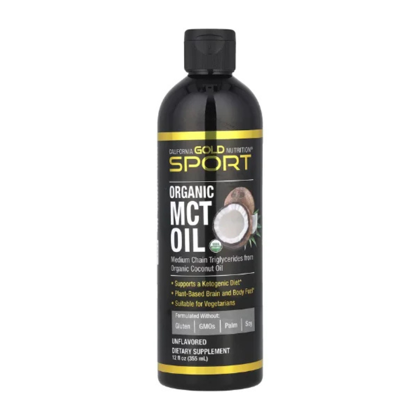 California Gold Nutrition, Sport, Organic MCT Oil, Unflavored, 12 fl oz (355 ml) in Pakistan