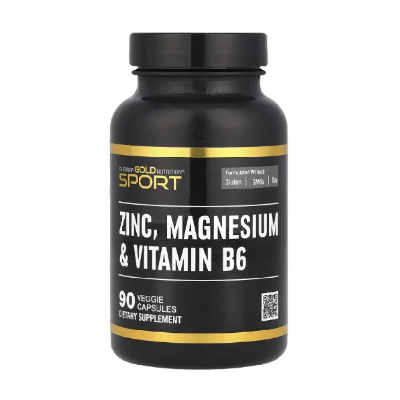 California Gold Nutrition, Sport, Zinc, Magnesium, & Vitamin B6, 90 Veggie Capsules in Pakistan