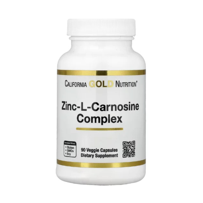 California Gold Nutrition, Zinc-L-Carnosine Complex, 90 Veggie Caps in Pakistan