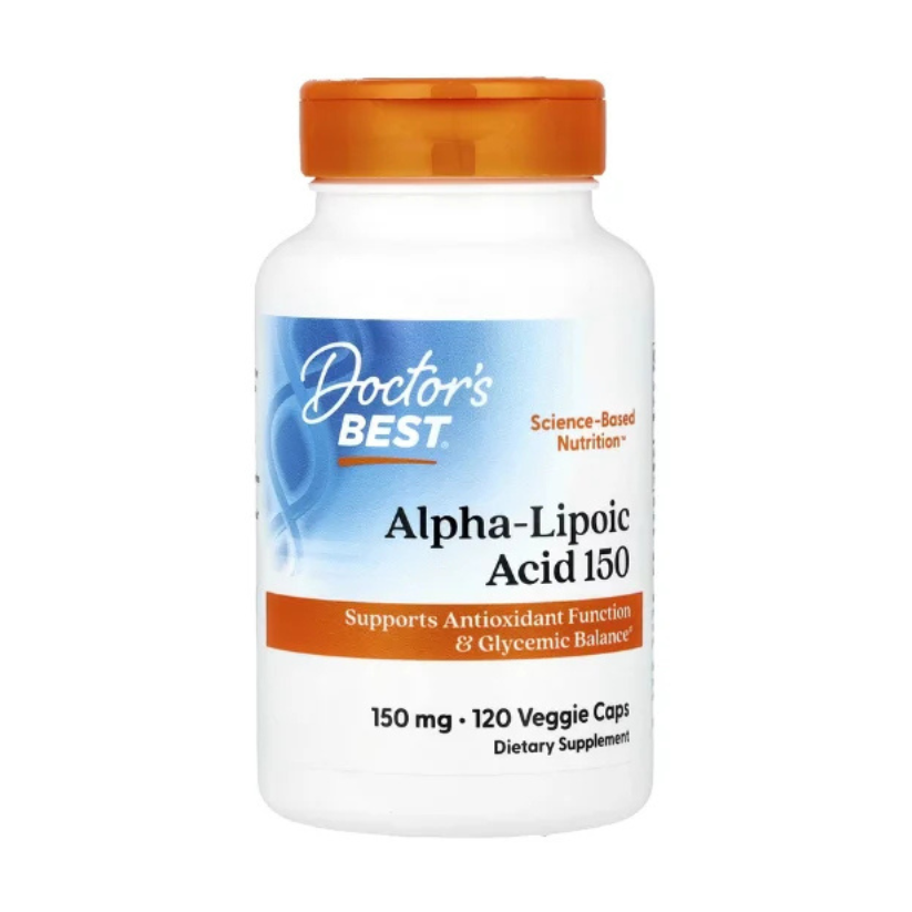 Doctor's Best, Alpha-Lipoic Acid 150, 150 mg, 120 Veggie Caps in Pakistan