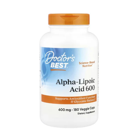 Doctor's Best, Alpha-Lipoic Acid 600, 600 mg, 180 Veggie Caps in Pakistan
