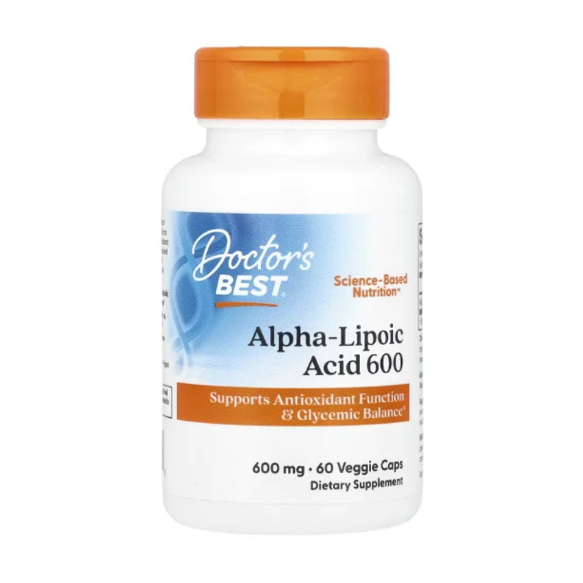 Doctor's Best, Alpha-Lipoic Acid 600, 600 mg, 60 Veggie Caps in Pakistan