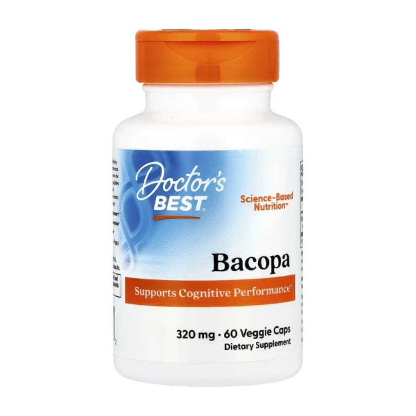 Doctor's Best, Bacopa, 320 mg, 60 Veggie Caps in Pakistan