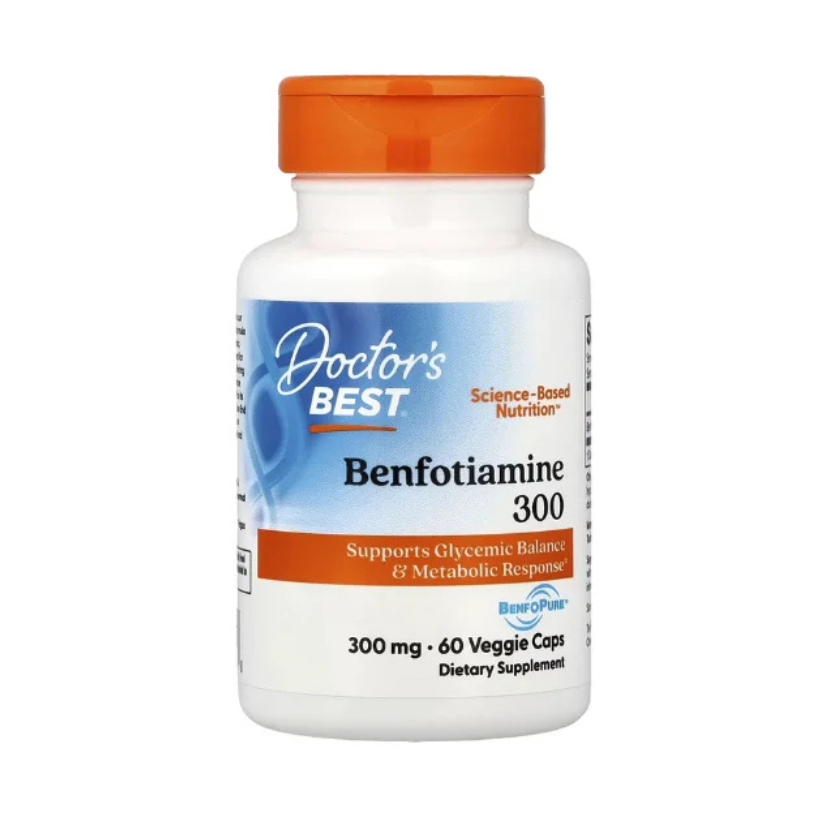 Doctor's Best, Benfotiamine 300, 300 mg, 60 Veggie Caps in Pakistan