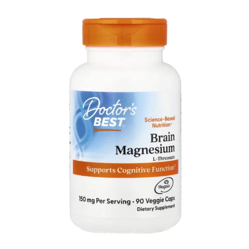 Doctor's Best, Brain Magnesium with Magtein®, 90 Veggie Caps in Pakistan