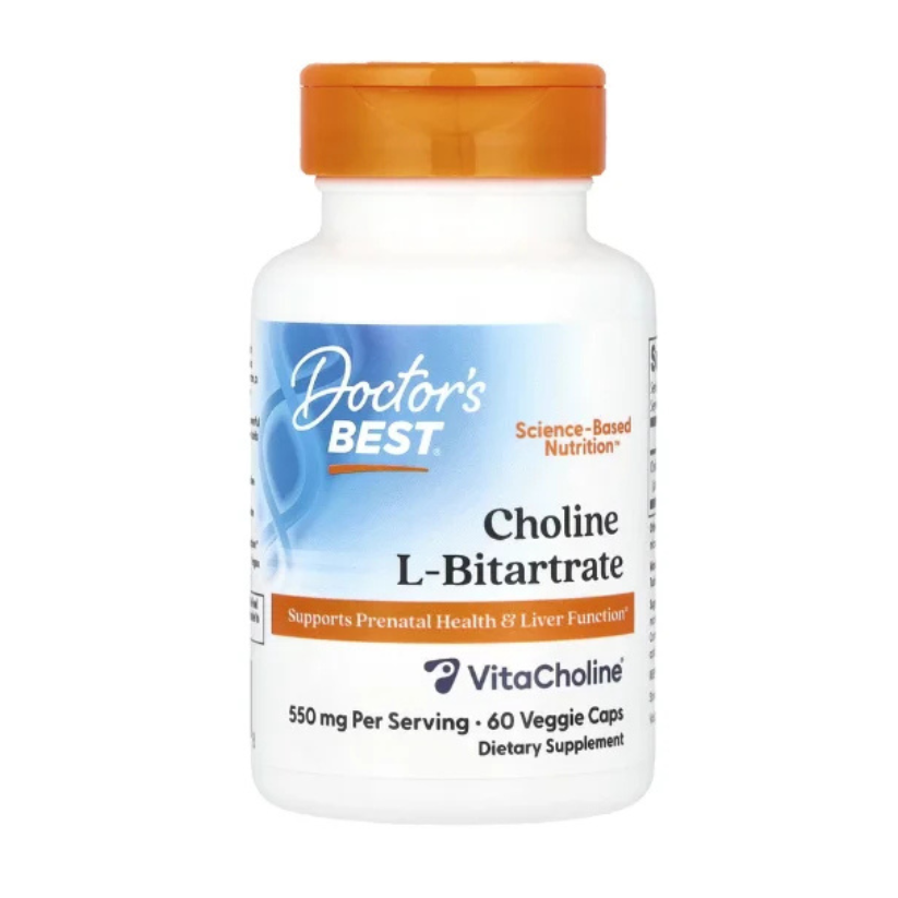Doctor's Best, Choline L-Bitartrate, 60 Veggie Caps in Pakistan