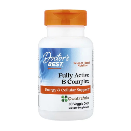Doctor's Best, Fully Active B Complex with Quatrefolic, 30 Veggie Caps in Pakistan