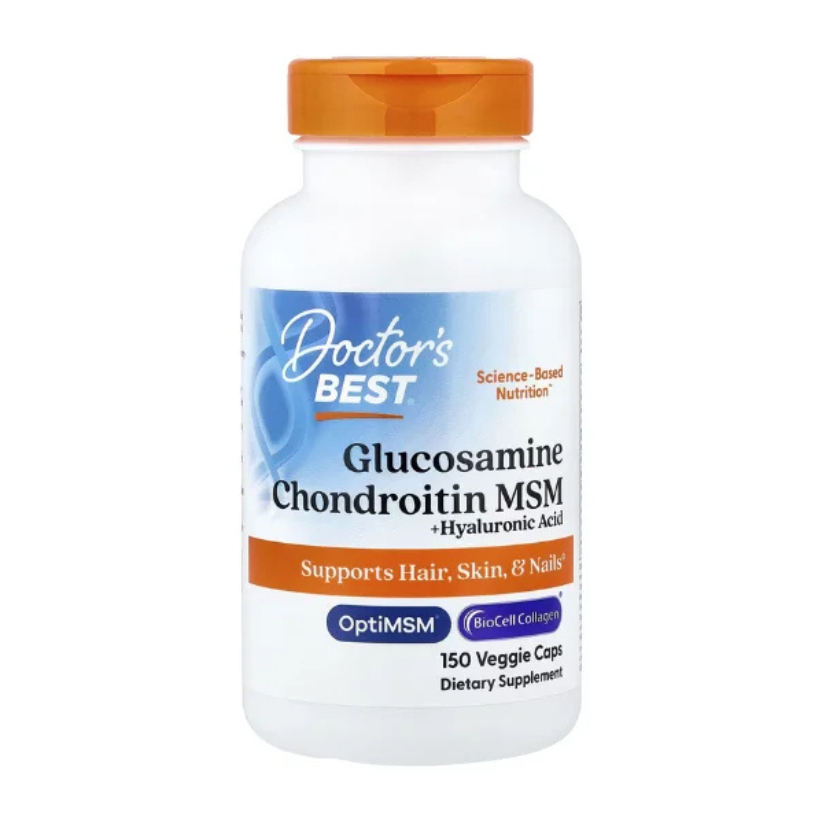 Doctor's Best, Glucosamine Chondroitin MSM + Hyaluronic Acid, 150 Caps in Pakistan
